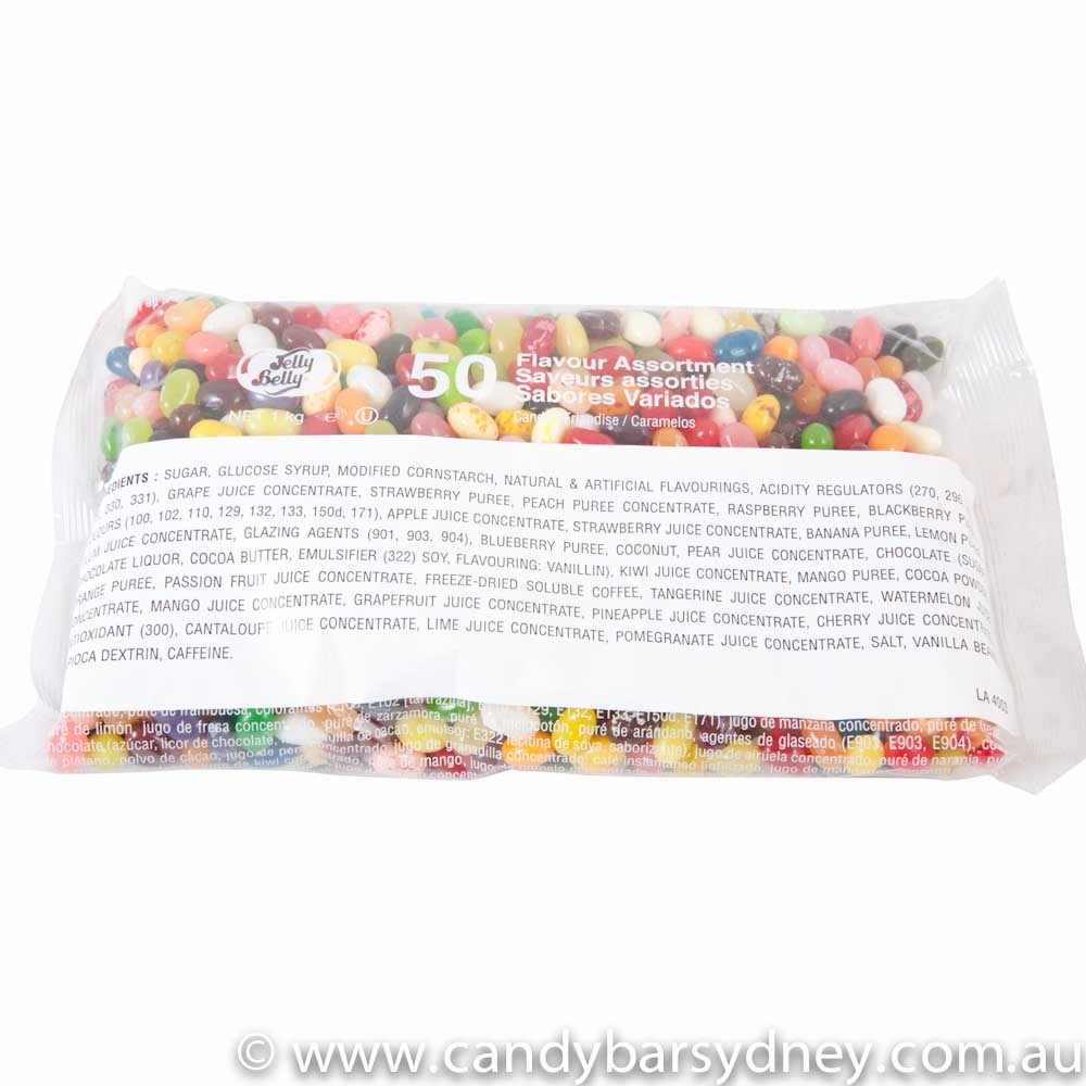 Jelly Belly 50 Flavours Jelly Beans Candy Bar Sydney